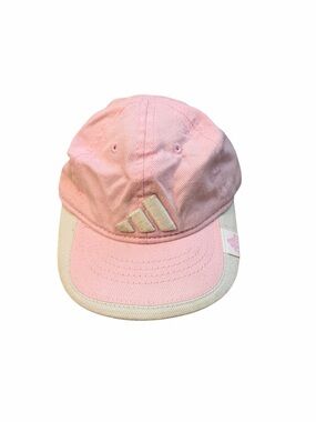 Adidas Pink and Cream Baby Baseball Cap